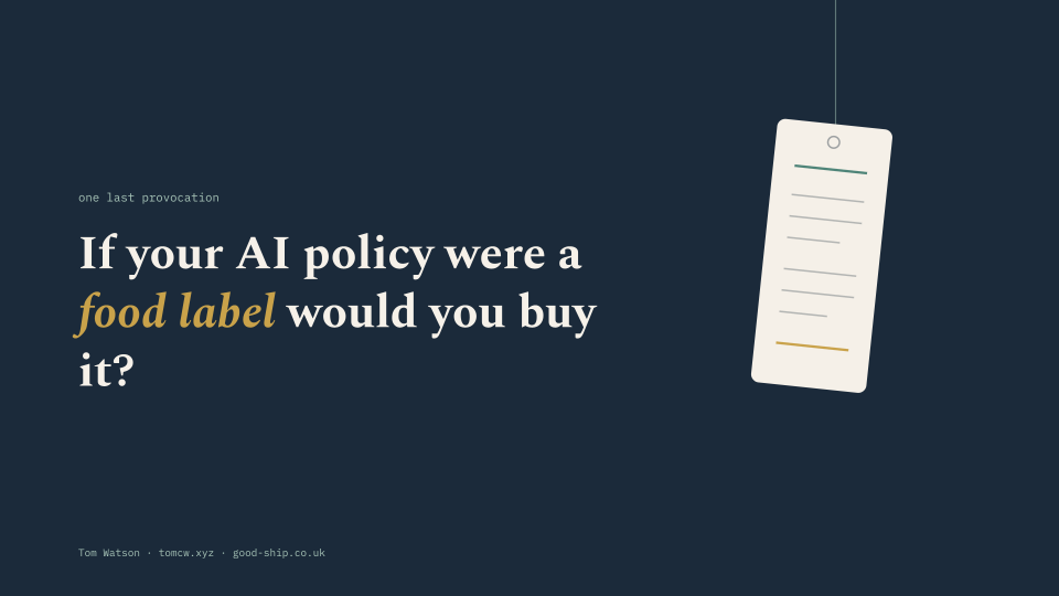 Responsible AI?